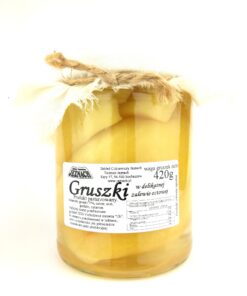 Gruszki w delikatnej zalewie octowej