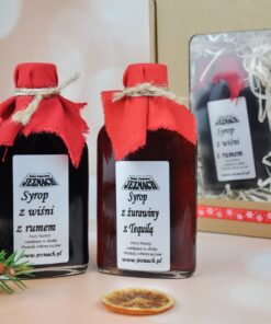[02 BN] 🎁 Świąteczny 🎁 Zestaw - Owocowe syropy z dodatkiem Rumu i Tequili