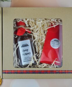 [01 BN] ❄️Świąteczny❄️ Zestaw z syropem z pigwy i herbatą