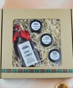 [05 BN] ⭐ Świąteczny ⭐ Zestaw z syropem z pigwy i mini konfiturami