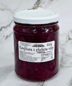 ?Konfitura z TARTYCH płatków róży 620g