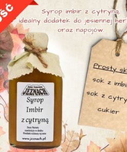 Syrop imbirowy z cytryną